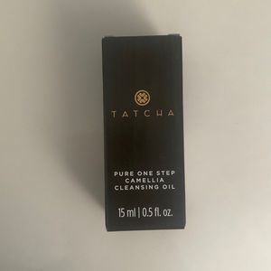 NIB Tatcha Pure One Step Camellia Cleansing Oil 0.5 fl oz Travel Size